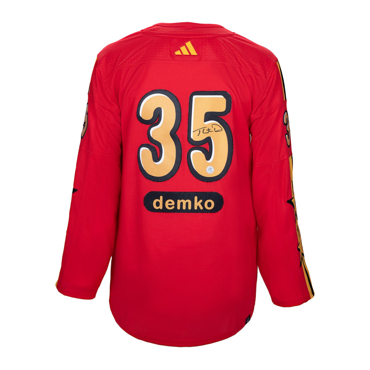 Thatcher Demko Signed 2024 NHL All-Star Game adidas Jersey product image 1, provided for visual reference and product detail