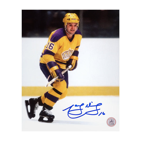 Marcel Dionne Autographed Los Angeles Kings Game Action 8x10 Photo product image 1, provided for visual reference and