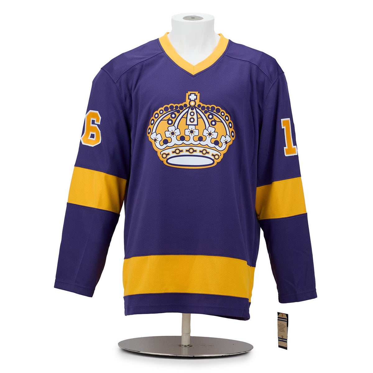 Marcel Dionne Signed Los Angeles Kings Royal impressionist Art Jersey #1/16 product image 2, provided for visual reference