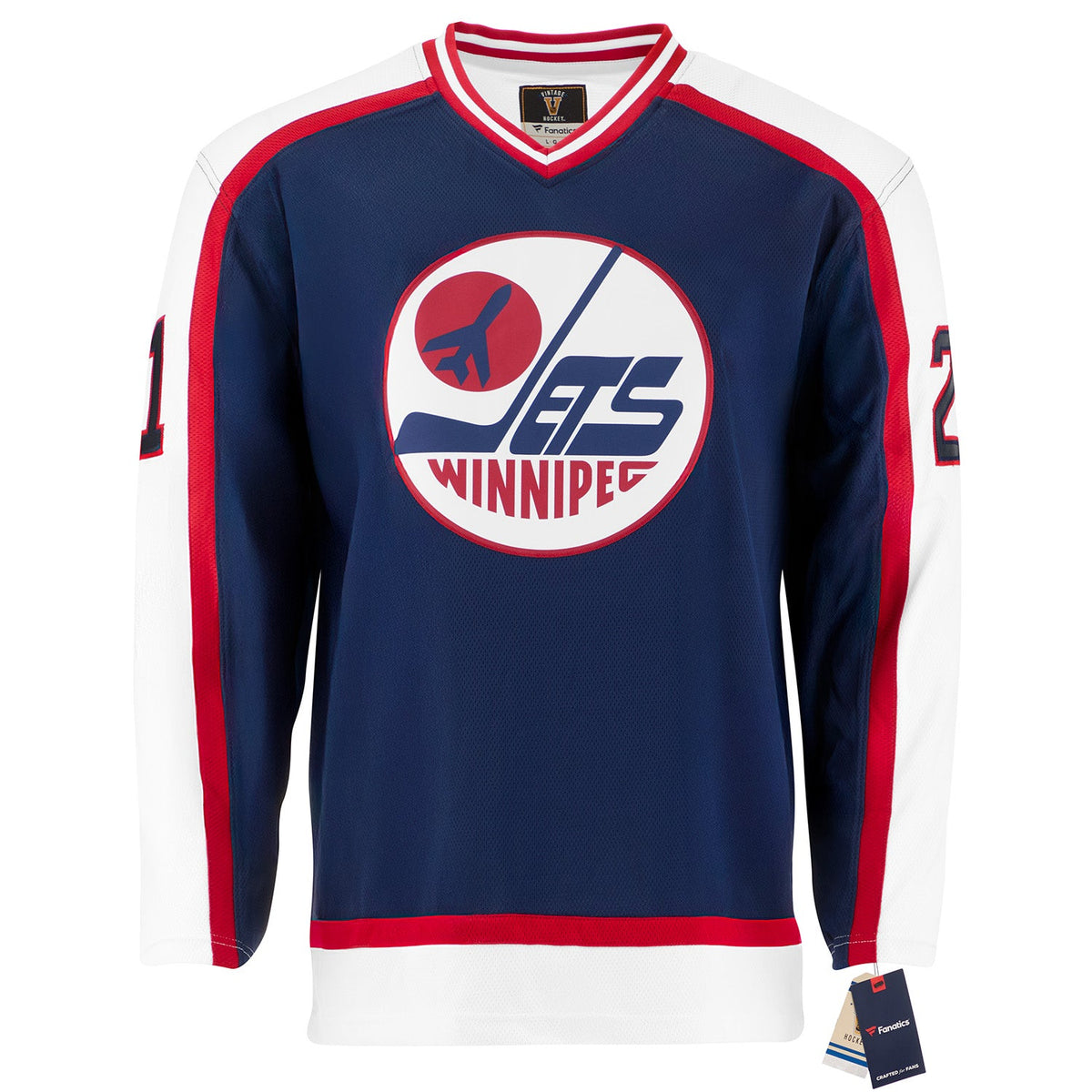 Shane Doan Winnipeg Jets Signed & Dated 1st Game Fanatics Throwback Jersey product image 2, provided for visual reference