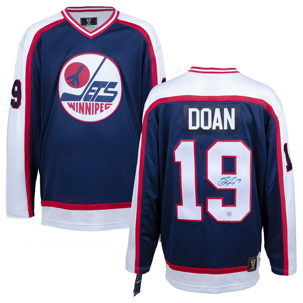 Shane Doan Autographed Winnipeg Jets Throwback Breakaway Jersey product image 3, provided for visual reference and product