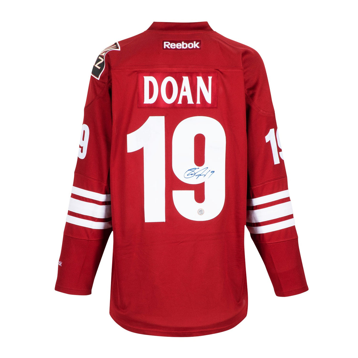 Shane Doan Signed Arizona Coyotes Vintage Reebok Jersey product image 1, provided for visual reference and product detail