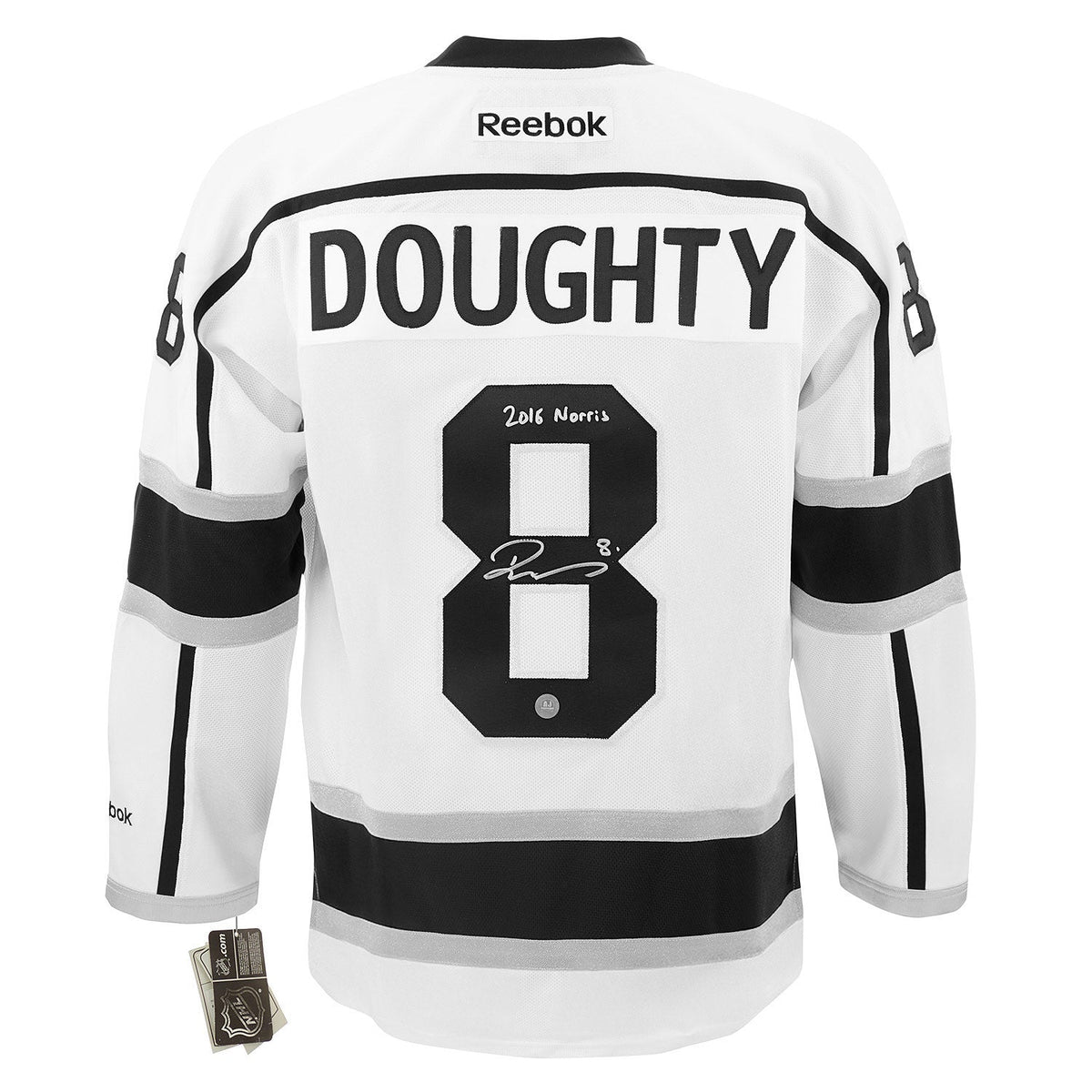 Drew Doughty Los Angeles Kings Signed & Noted 2016 Norris Reebok Jersey product image 1, provided for visual reference and