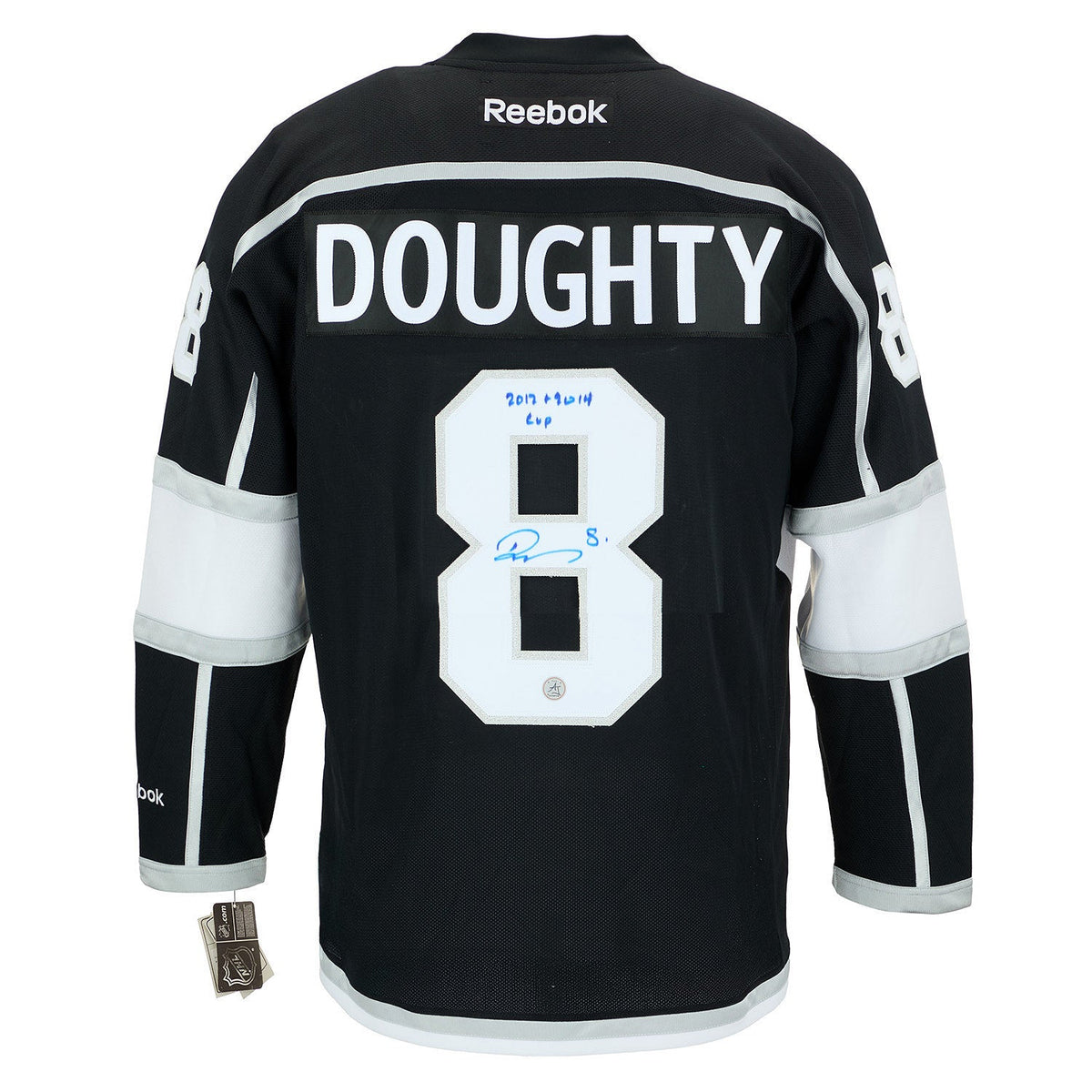 Drew Doughty LA Kings Signed & Inscribed Stanley Cup Vintage Reebok Jersey product image 1, provided for visual reference