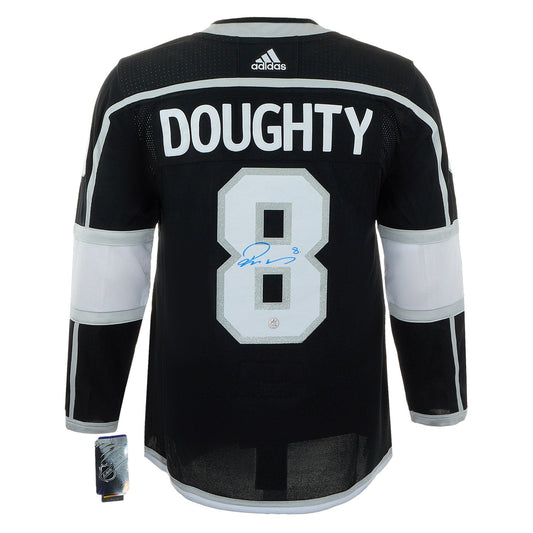 Drew Doughty Autographed Los Angeles Kings Black adidas Jersey product image 1, provided for visual reference and product