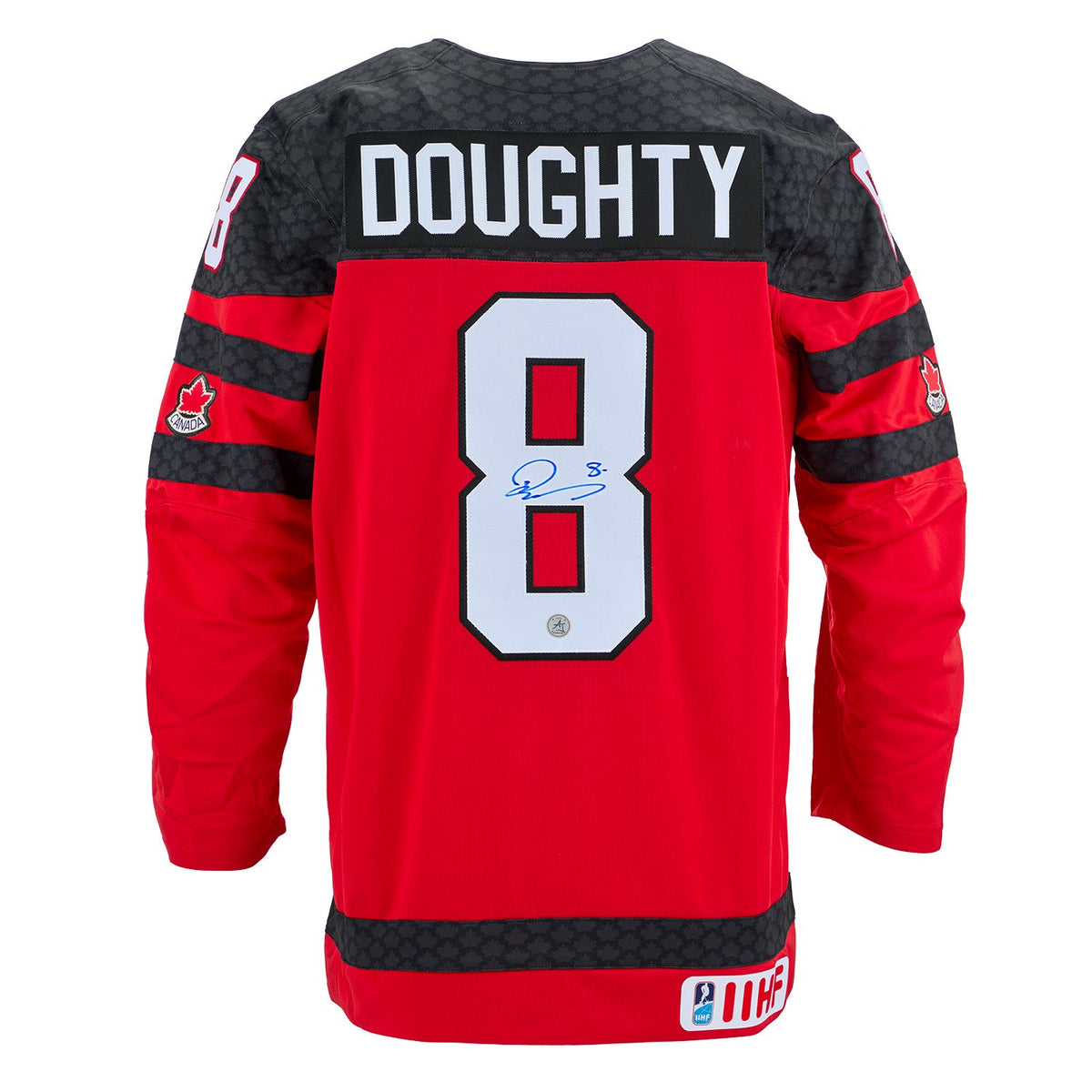 Drew Doughty Autographed Team Canada Red Nike Hockey Jersey product image 1, provided for visual reference and product