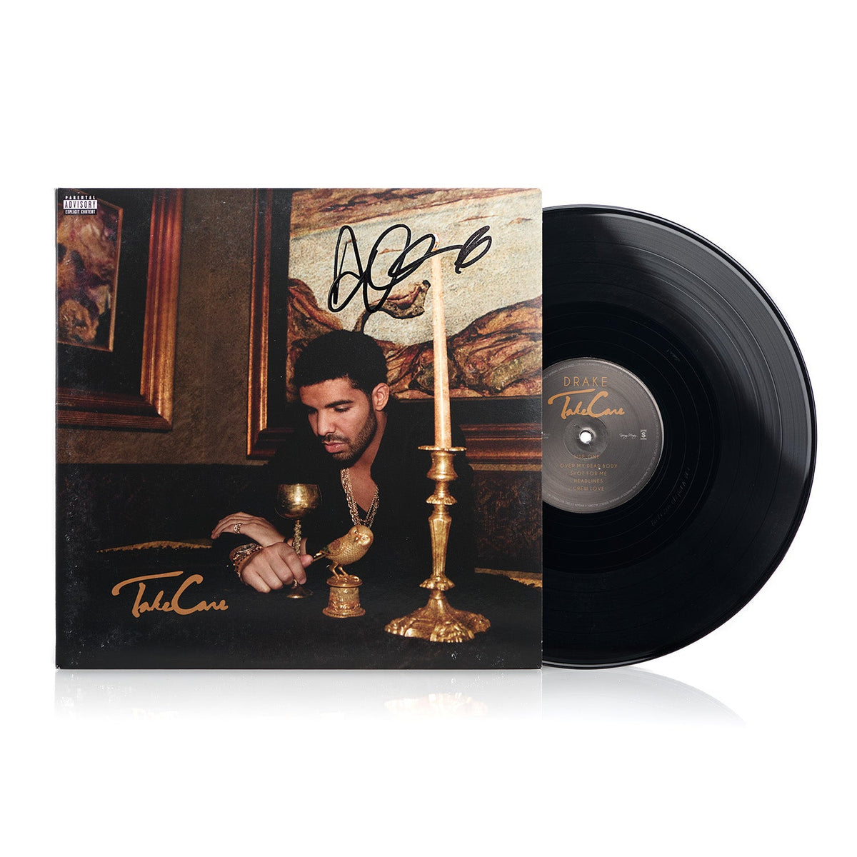 Drake Signed Take Care Record Album With PSA COA product image 1, provided for visual reference and product detail review