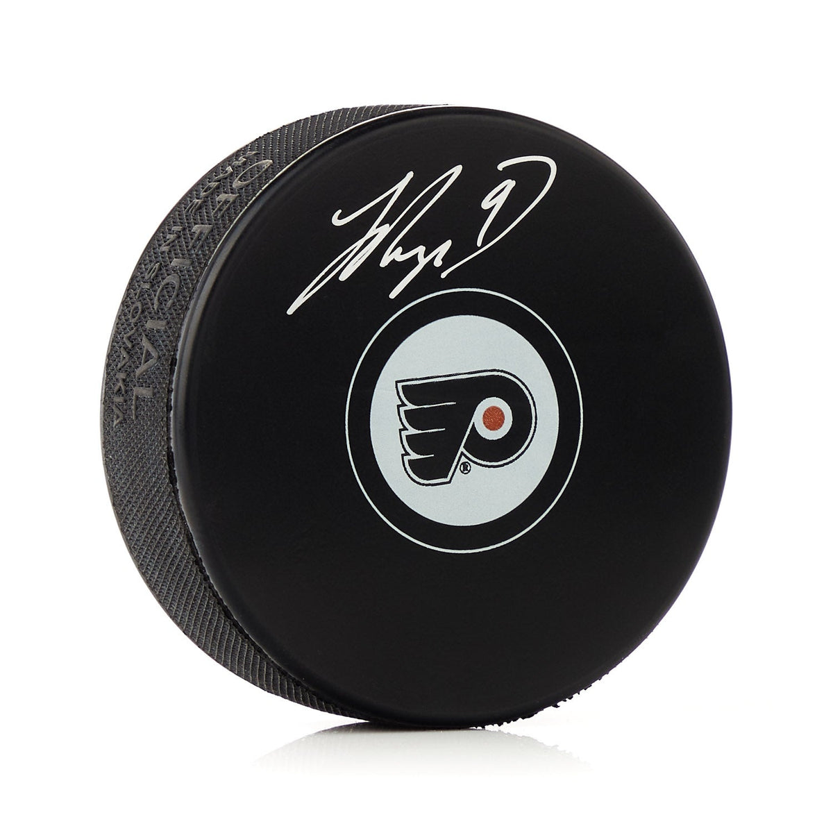 Jamie Drysdale Autographed Philadelphia Flyers Hockey Puck product image 1, provided for visual reference and product detail