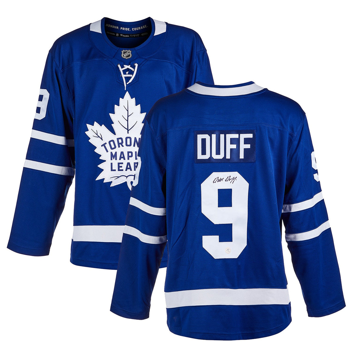 Dick Duff Autographed Toronto Maple Leafs Fanatics Breakaway Jersey product image 3, provided for visual reference and