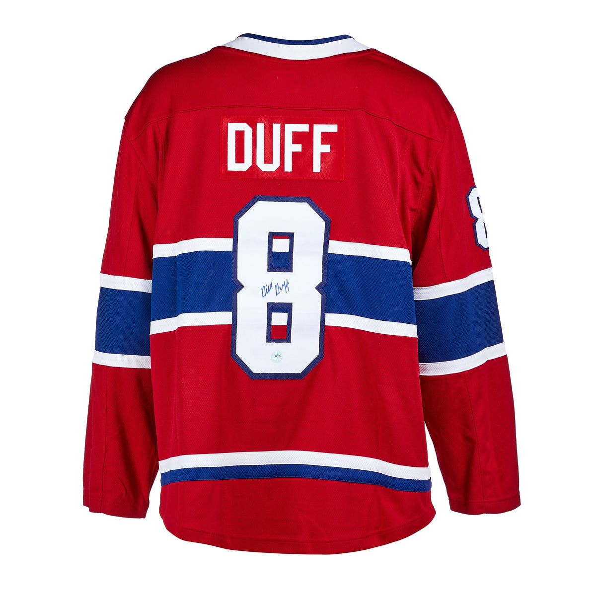 Dick Duff Autographed Montreal Canadiens Fanatics Breakaway Jersey product image 1, provided for visual reference and