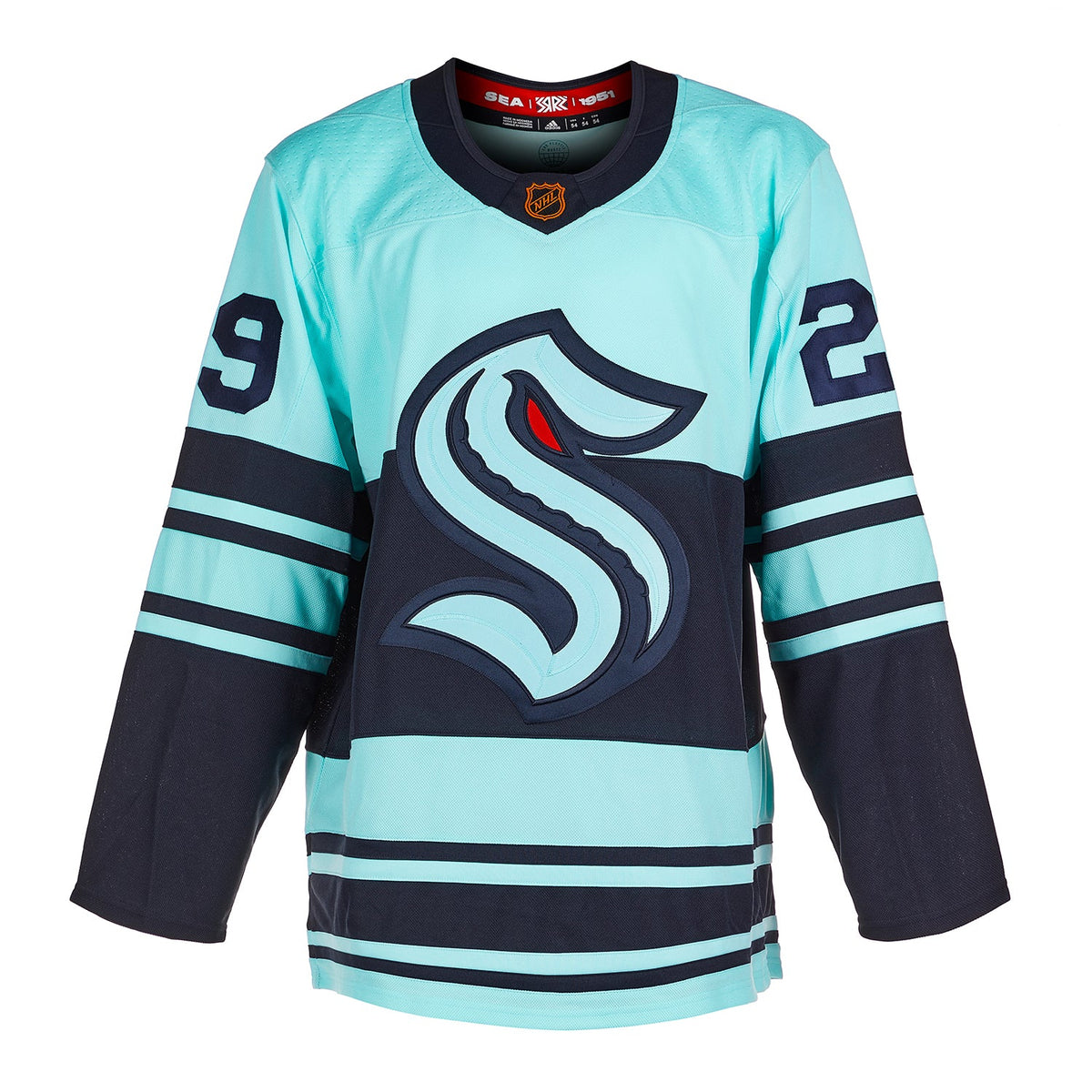 Vince Dunn Signed Seattle Kraken Reverse Retro 2.0 adidas Jersey product image 2, provided for visual reference and product