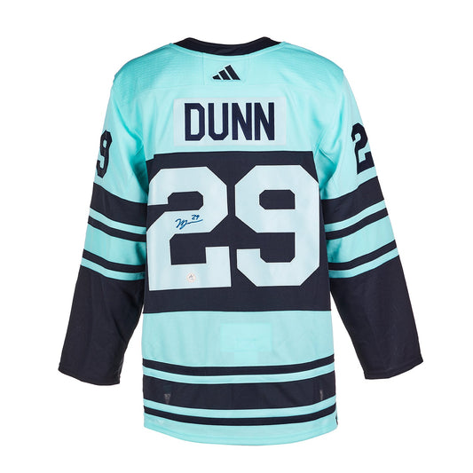 Vince Dunn Signed Seattle Kraken Reverse Retro 2.0 adidas Jersey product image 1, provided for visual reference and product