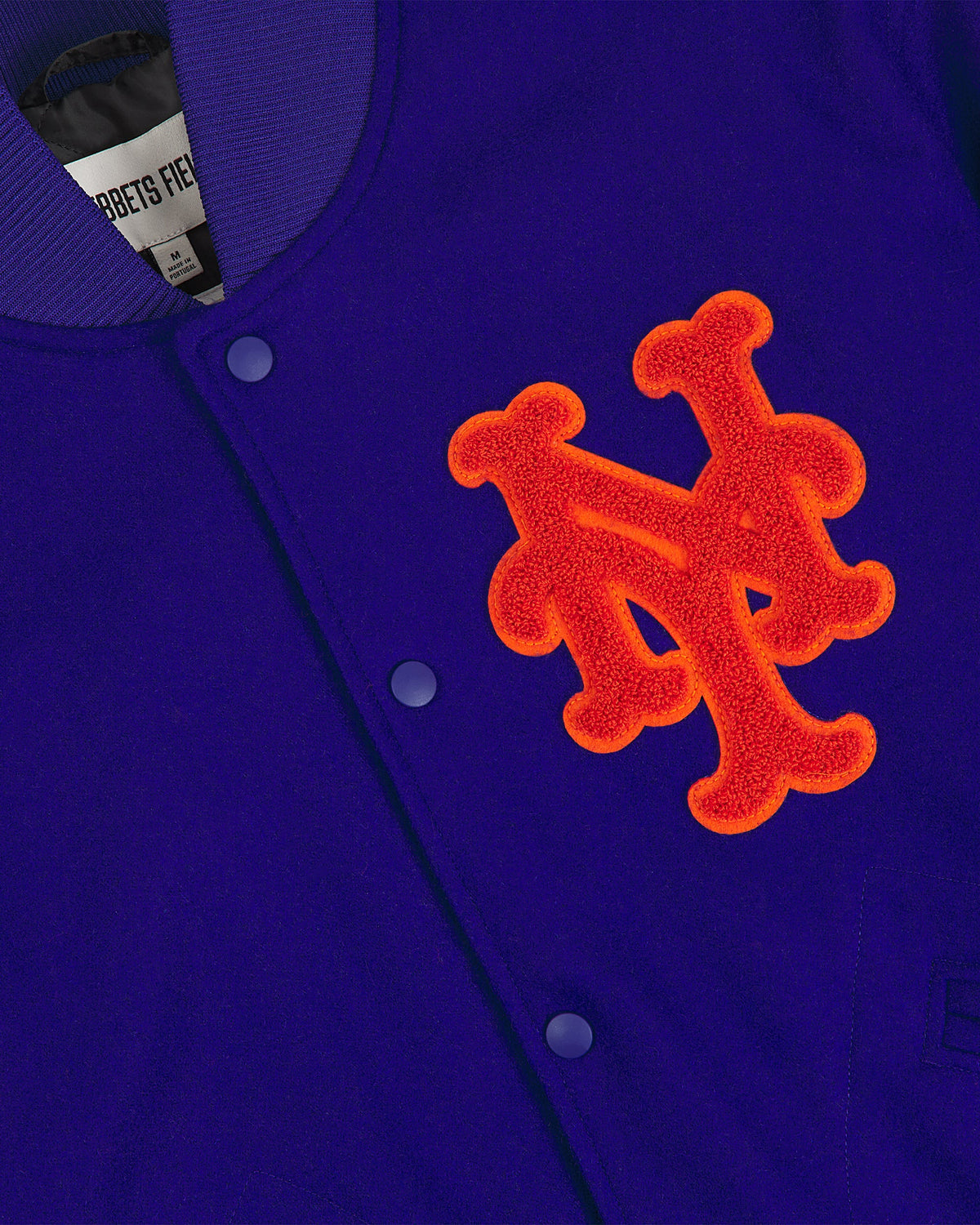 New York Mets 1969 Authentic All Wool Varsity Jacket product image 2, provided for visual reference and product detail review