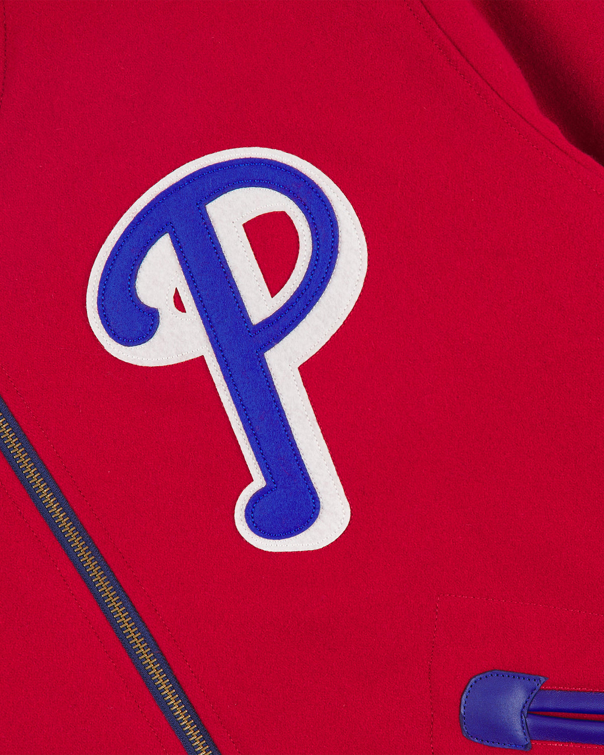 Philadelphia Phillies 1949 Authentic All Wool Varsity Jacket product image 3, provided for visual reference and product