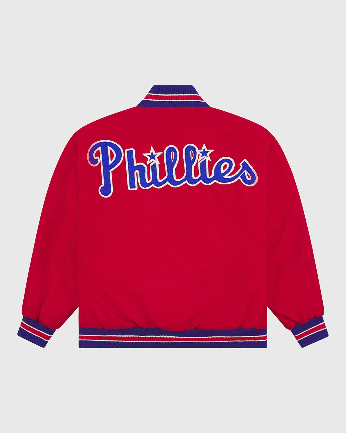 Philadelphia Phillies 1949 Authentic All Wool Varsity Jacket product image 2, provided for visual reference and product