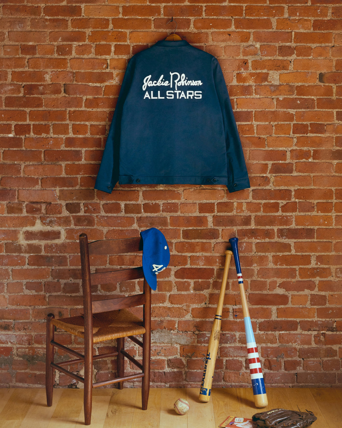 Jackie Robinson Cotton Grounds Crew Jacket product image 7, provided for visual reference and product detail review