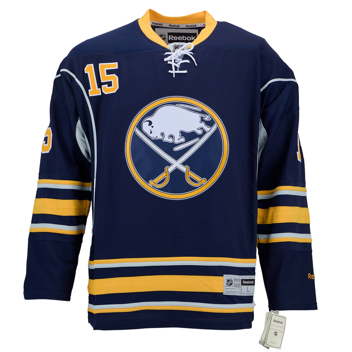 Jack Eichel Buffalo Sabres Signed Rookie Reebok Jersey product image 2, provided for visual reference and product detail