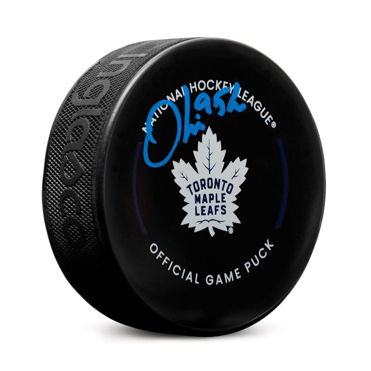 Oliver Ekman-Larsson Signed Toronto Maple Leafs Official Game Puck product image 1, provided for visual reference and
