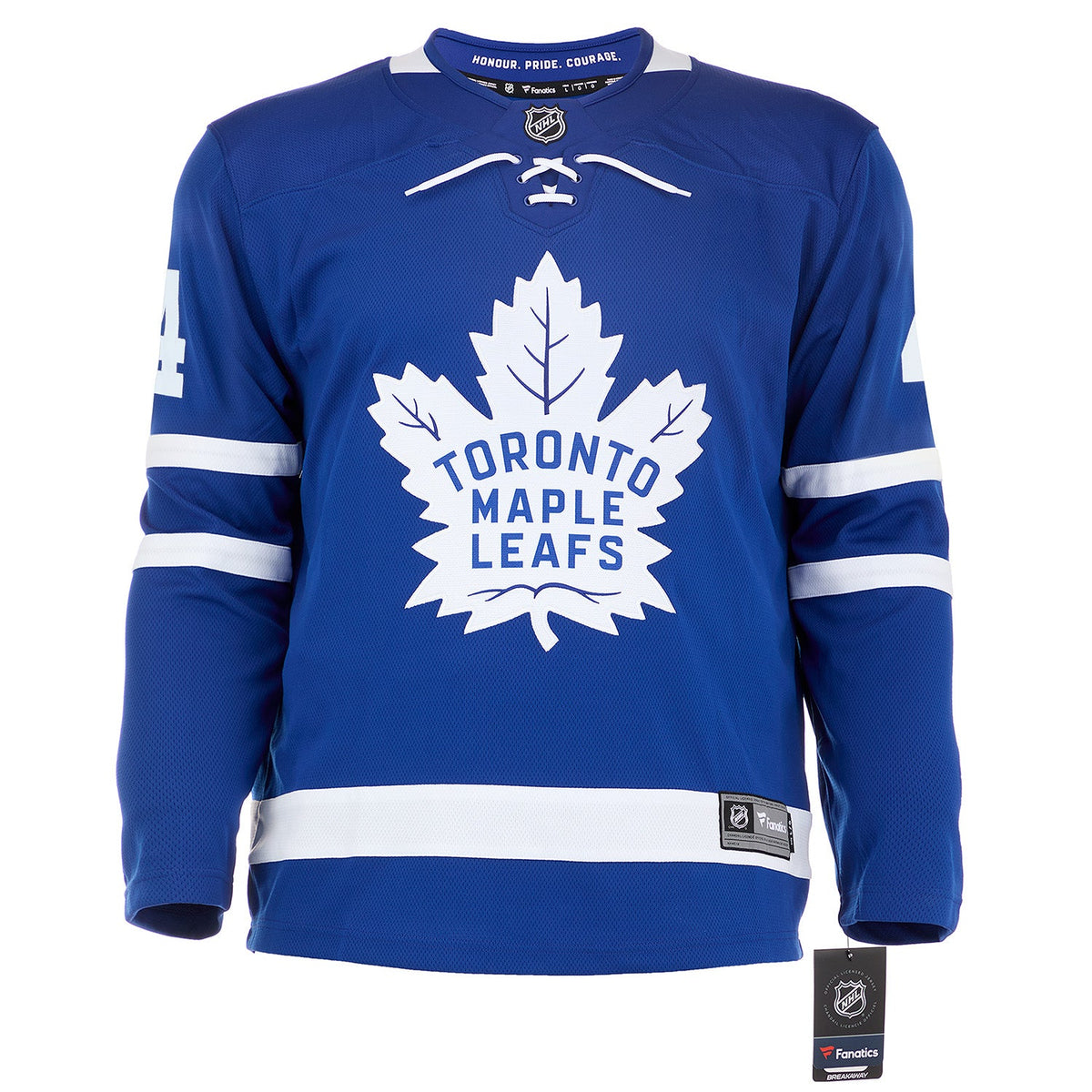 Dave Ellett Autographed Toronto Maple Leafs Fanatics Breakaway Jersey product image 2, provided for visual reference and