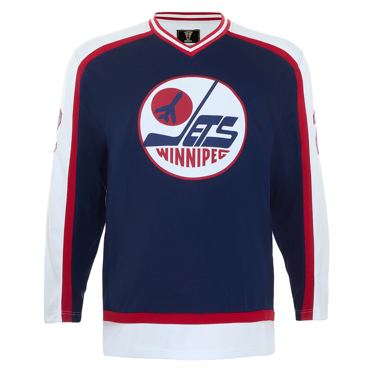 Dave Ellett Autographed Winnipeg Jets Throwback Breakaway Jersey product image 2, provided for visual reference and product