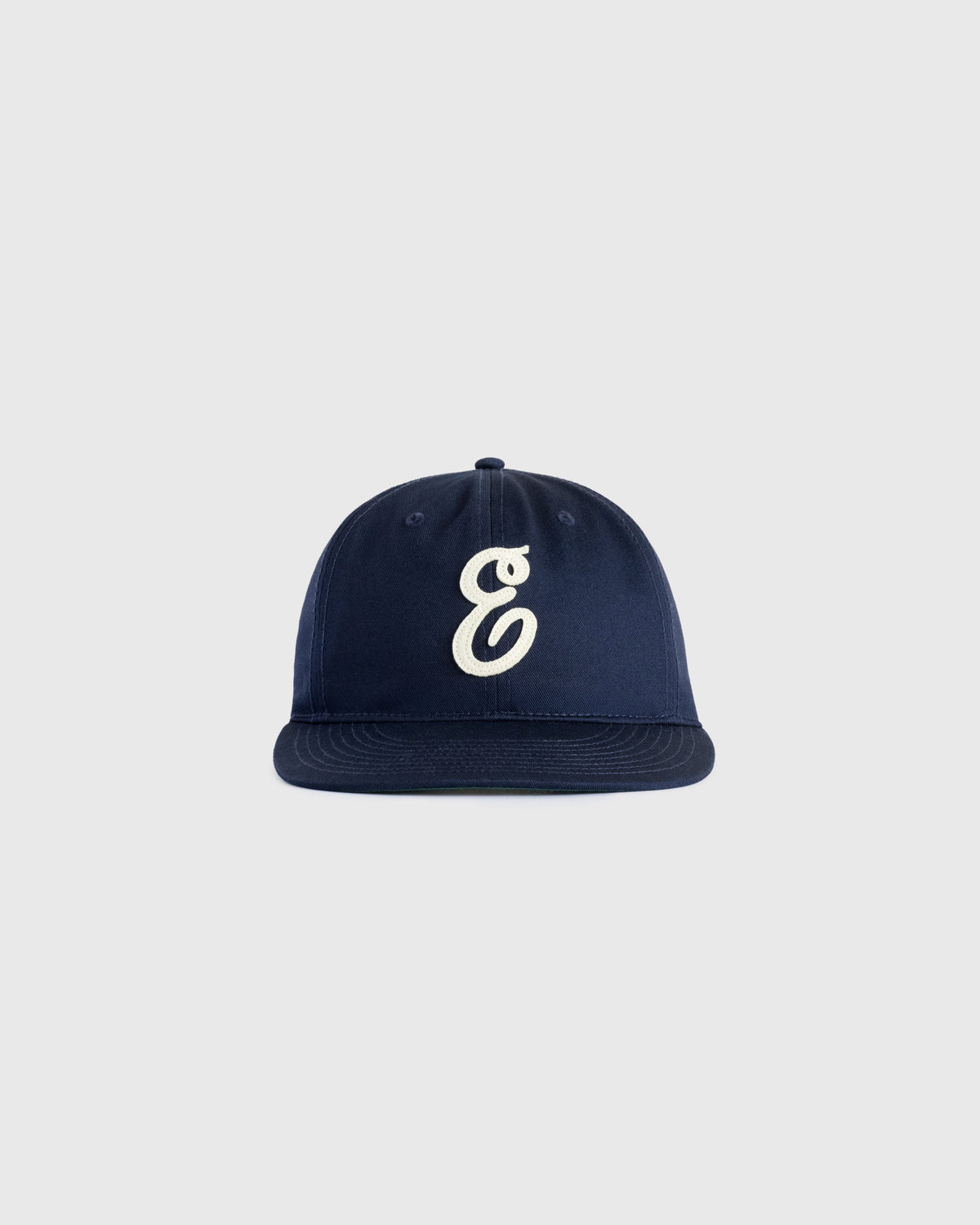 Ebbets Felt 'E' Cotton Twill Ballcap product image 1, provided for visual reference and product detail review