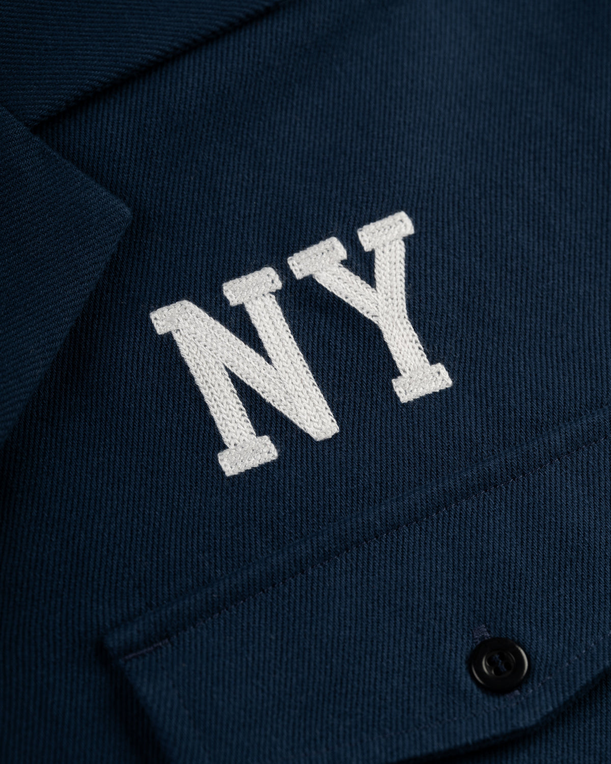 Ebbets Cotton Linen Grounds Crew Short Sleeve Workshirt product image 4, provided for visual reference and product detail