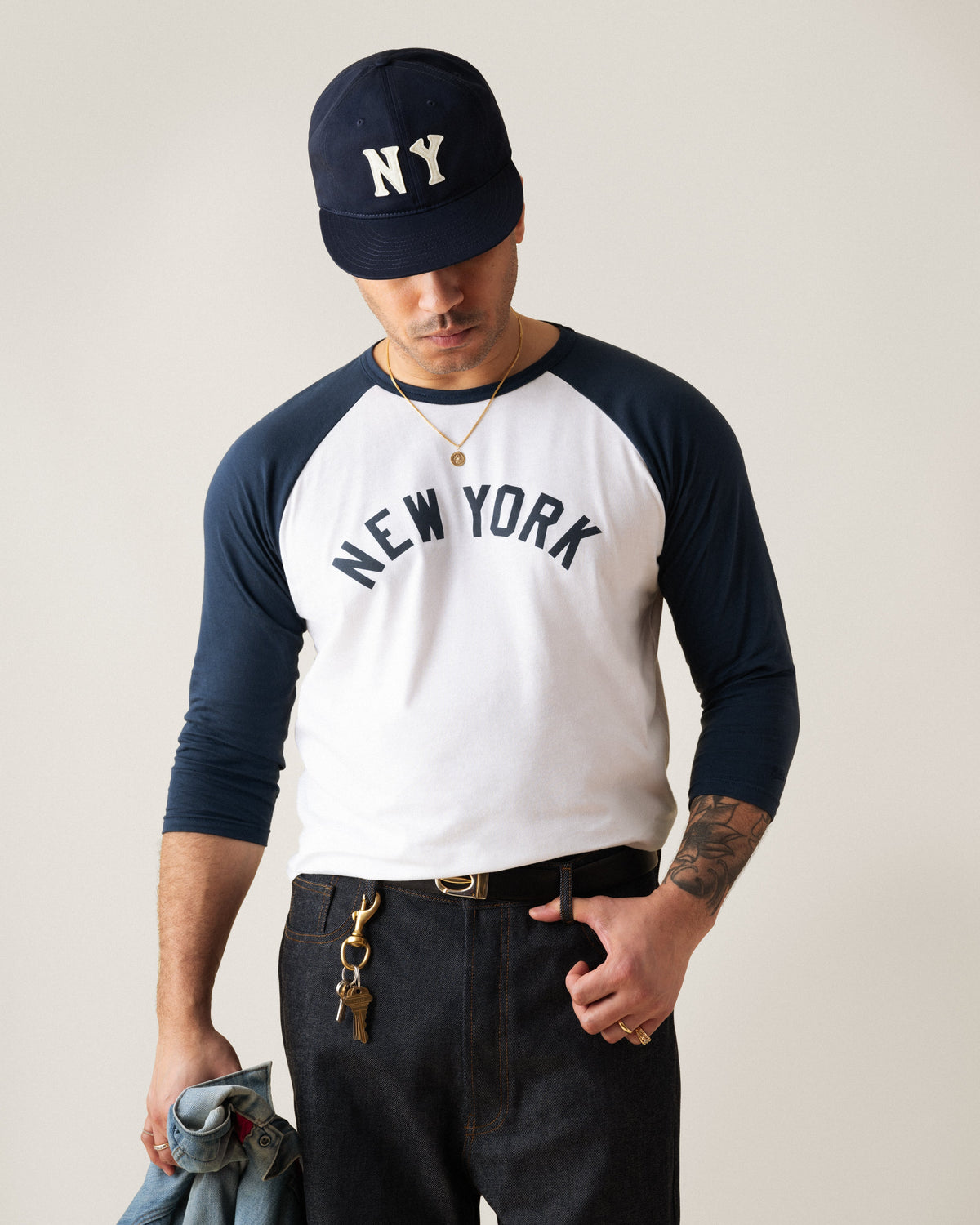New York Black Yankees Vintage Baseball T-Shirt product image 3, provided for visual reference and product detail review