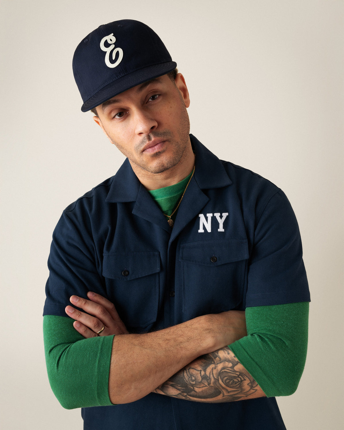Ebbets Felt 'E' Cotton Twill Ballcap product image 2, provided for visual reference and product detail review