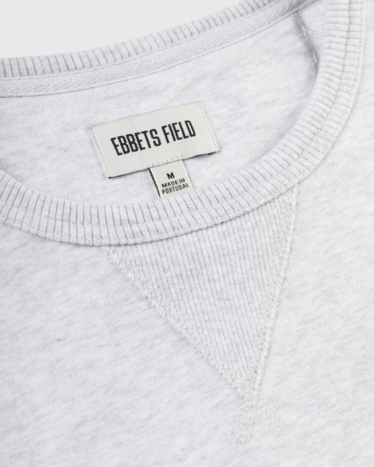 Ebbets Chest Logo Heavyweight Cotton Terry Crewneck product image 2, provided for visual reference and product detail review