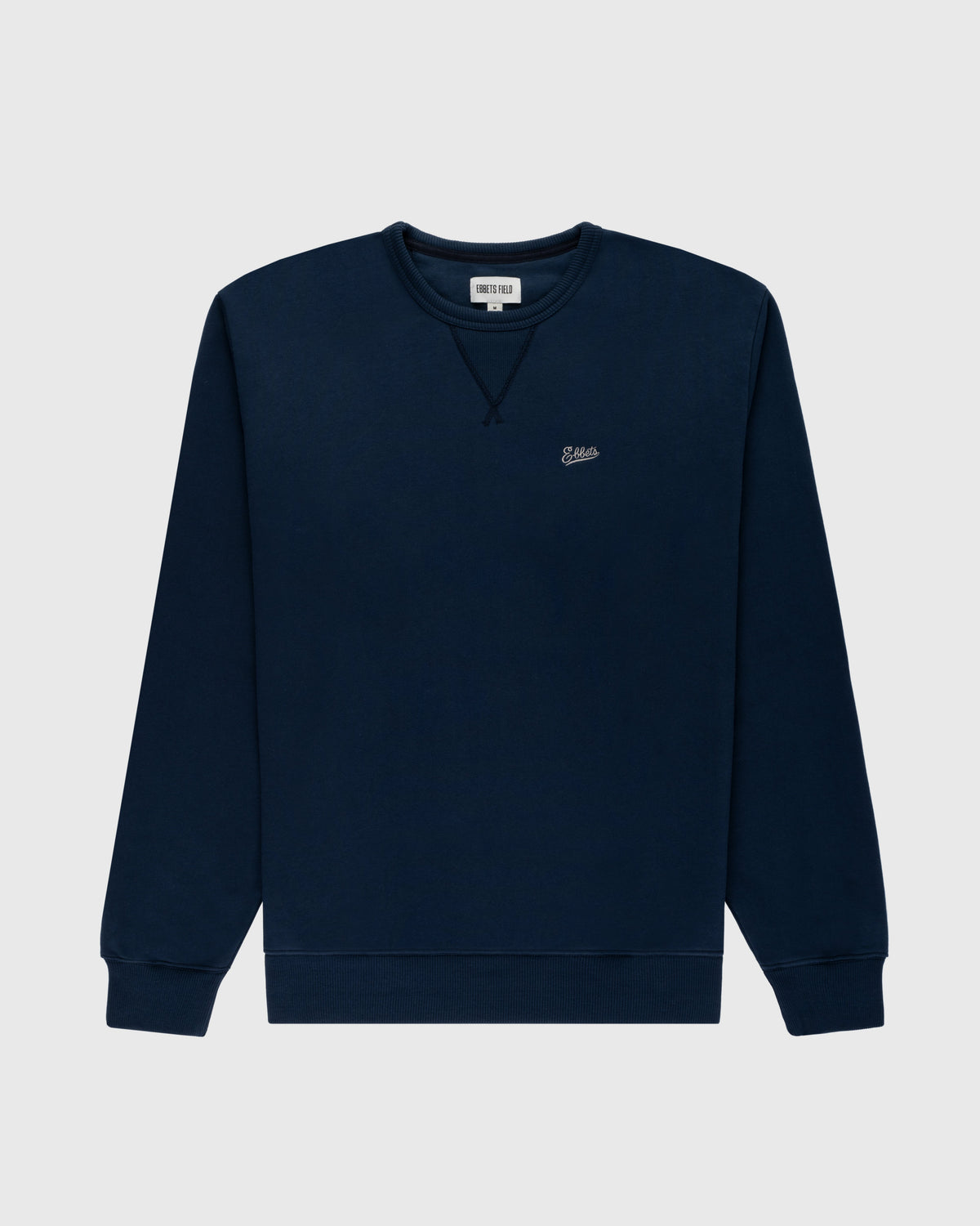 Ebbets Chest Logo Heavyweight Cotton Terry Crewneck product image 1, provided for visual reference and product detail review