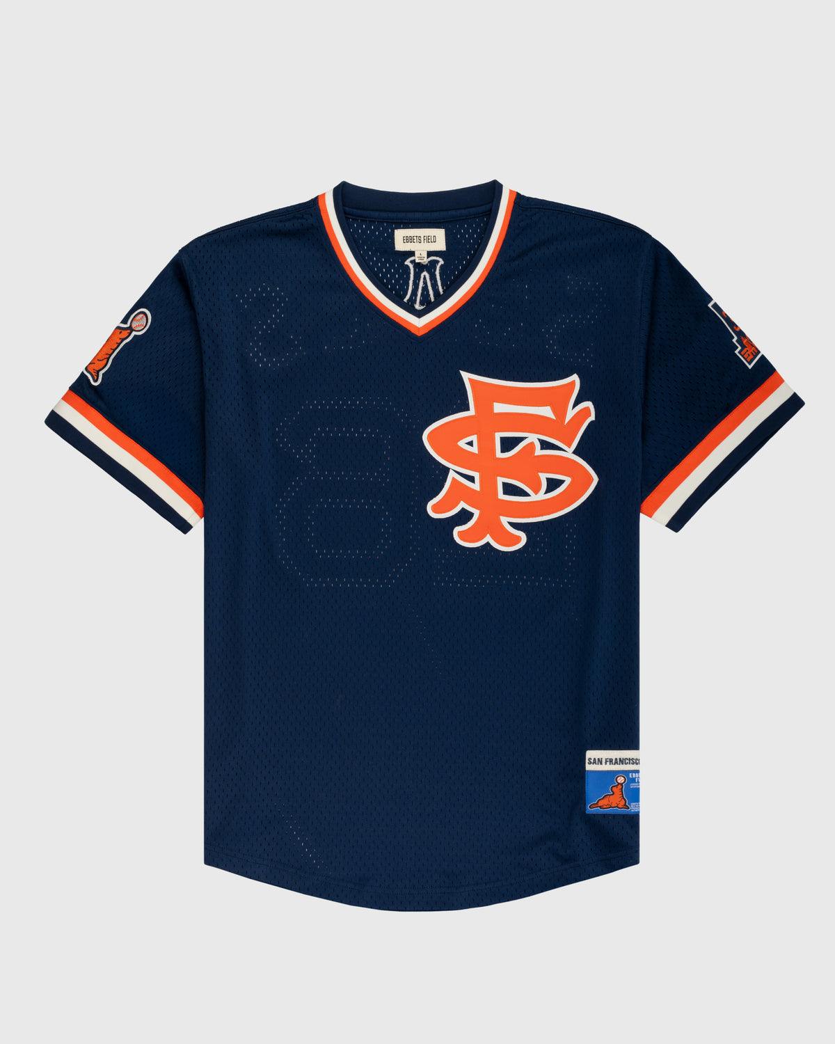 San Francisco Seals Mesh V-Neck Jersey product image 1, provided for visual reference and product detail review