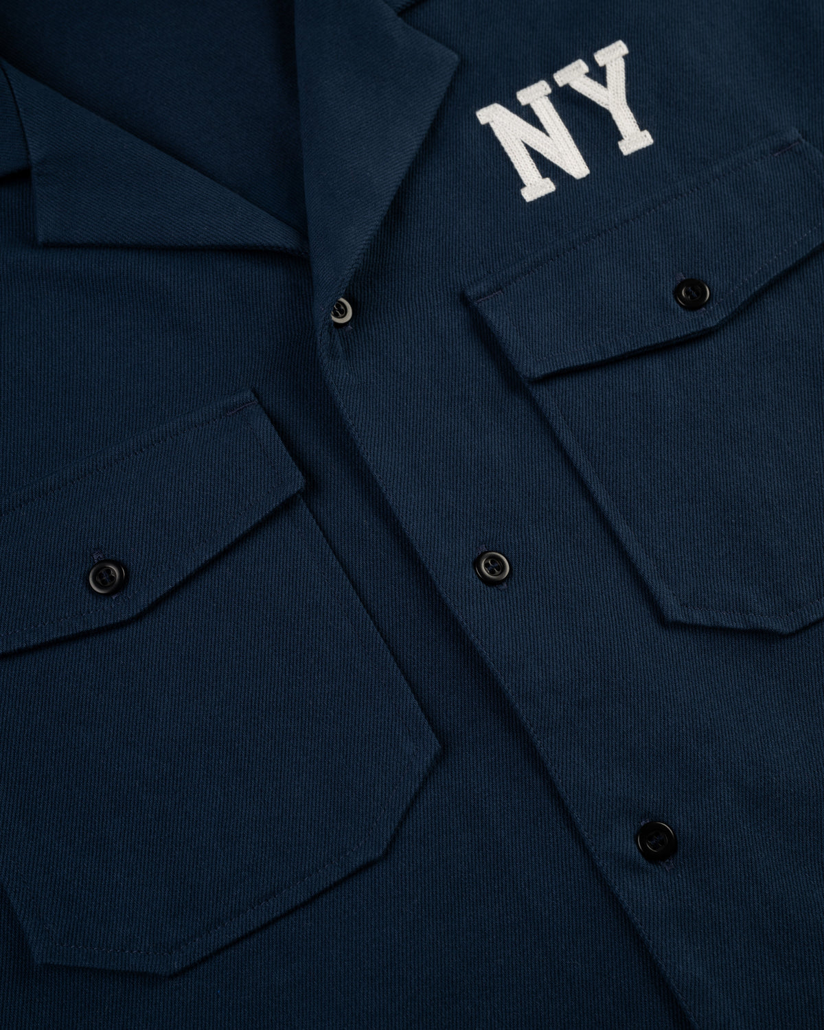 Ebbets Cotton Linen Grounds Crew Short Sleeve Workshirt product image 3, provided for visual reference and product detail
