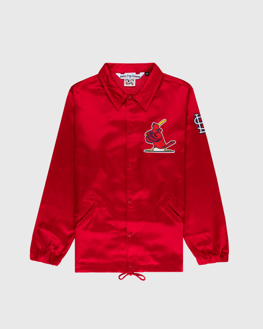 St. Louis Cardinals 1970 Satin Windbreaker Jacket product image 1, provided for visual reference and product detail review