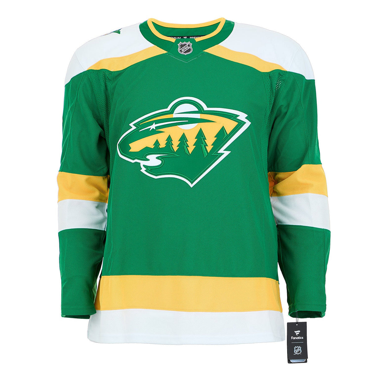 Brock Faber Signed Minnesota Wild Classic Alternate Fanatics Premium Jersey product image 2, provided for visual reference