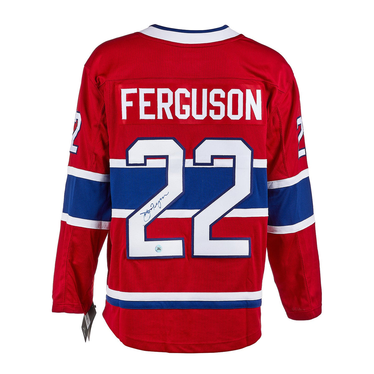 John Ferguson Autographed Montreal Canadiens Fanatics Breakaway Jersey product image 1, provided for visual reference and