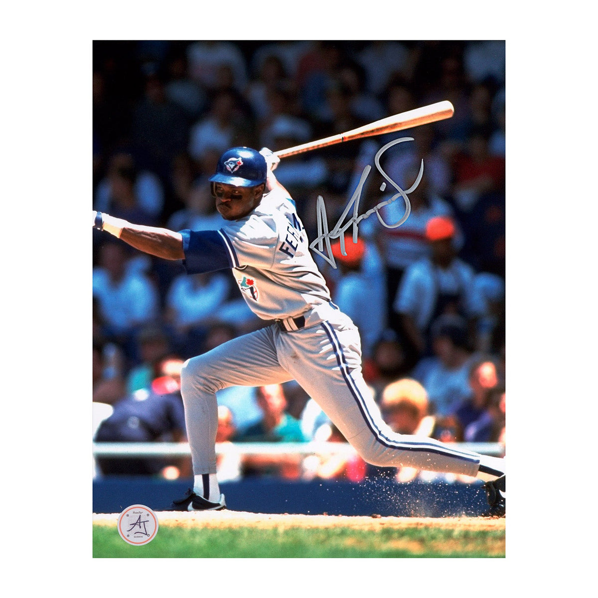 Tony Fernandez Autographed Toronto Blue Jays Batting 8x10 Photo product image 1, provided for visual reference and product