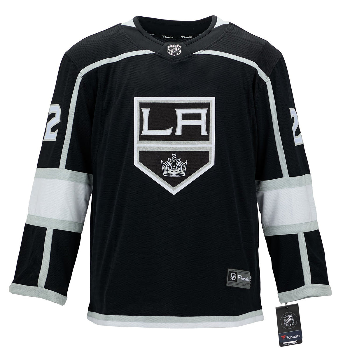 Kevin Fiala Autographed Los Angeles Kings Fanatics Breakaway Jersey product image 2, provided for visual reference and