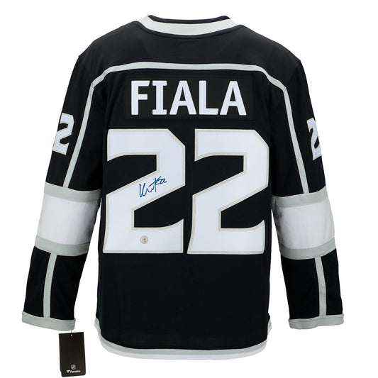 Kevin Fiala Autographed Los Angeles Kings Fanatics Breakaway Jersey product image 1, provided for visual reference and