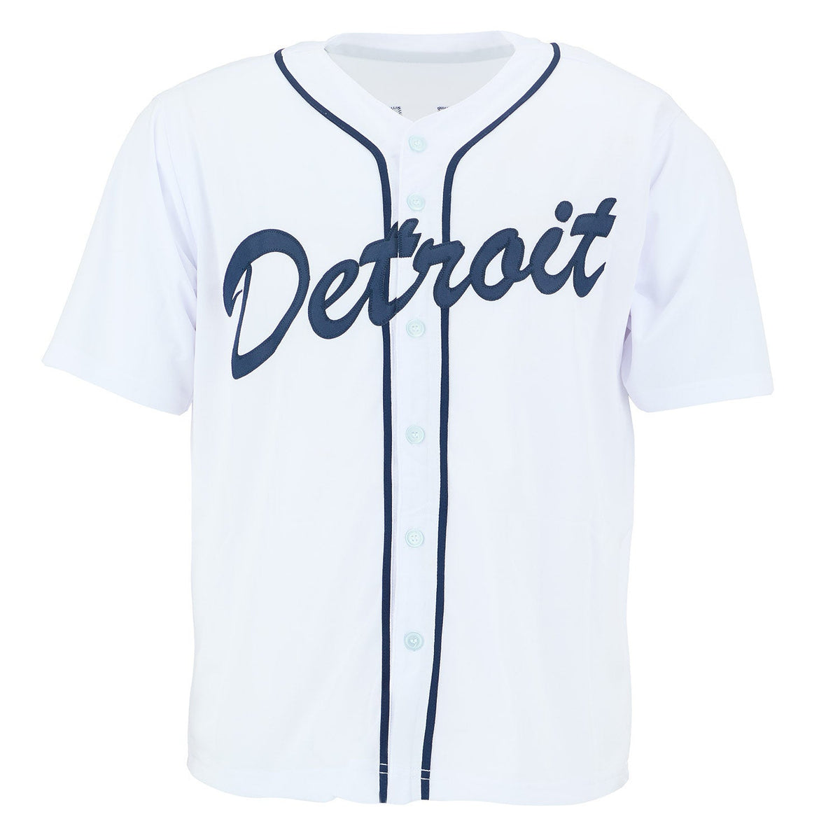 Cecil Fielder Autographed Detroit City Design White Baseball Jersey product image 2, provided for visual reference and