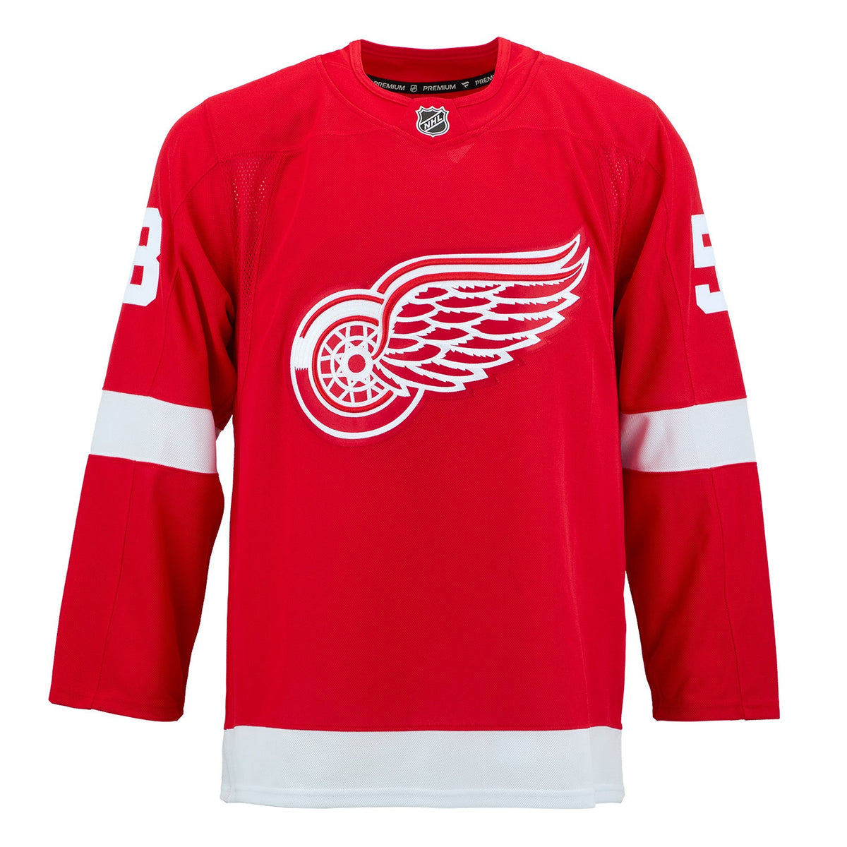 Emmitt Finnie Detroit Red Wings Signed & Dated 1st Goal Fanatics Jersey #/58 product image 2, provided for visual reference