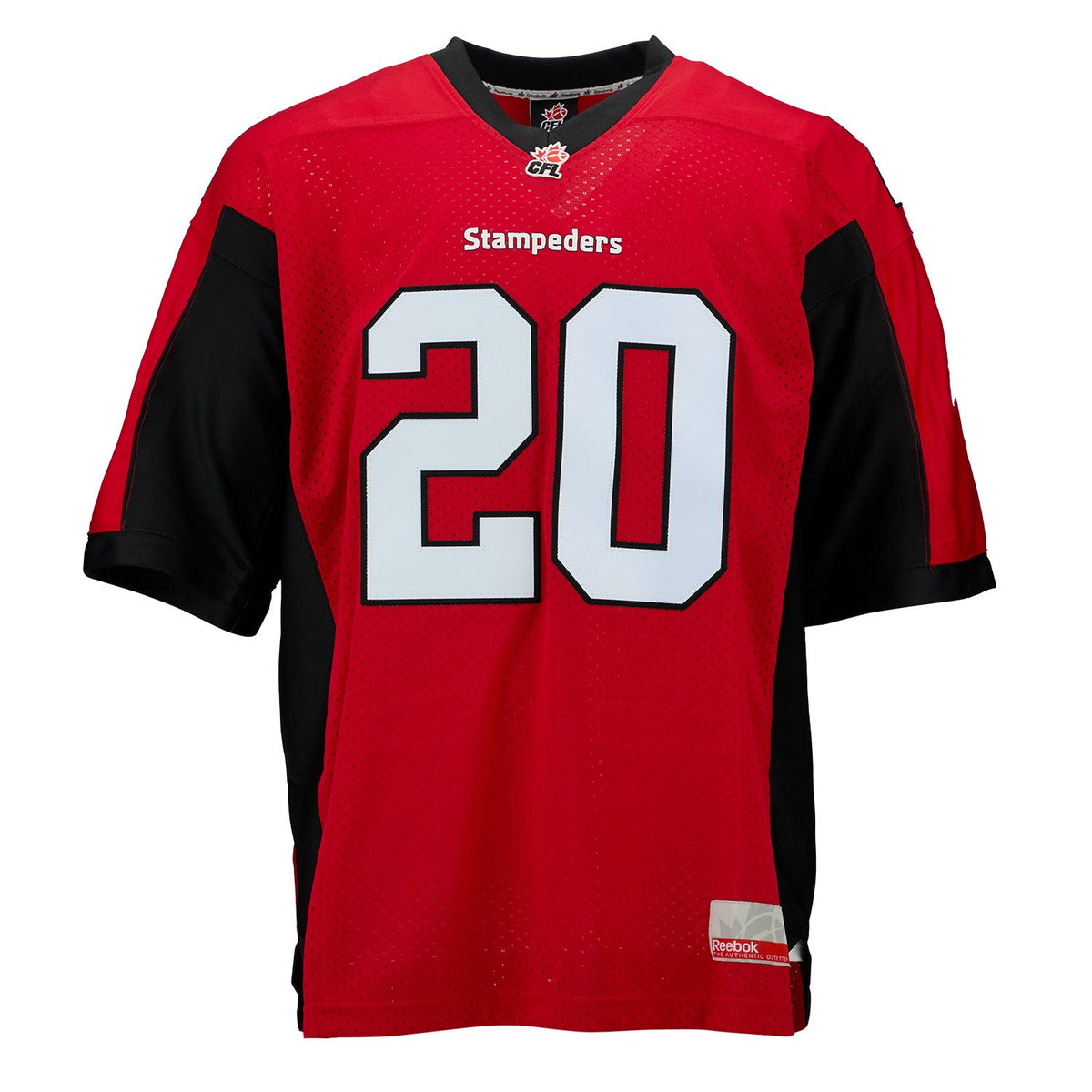 Doug Flutie Autographed Calgary Stampeders Vintage Reebok Jersey product image 2, provided for visual reference and product