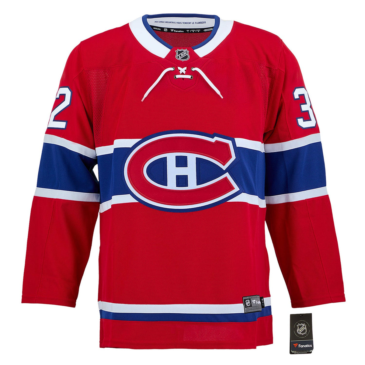 Jacob Fowler Autographed Montreal Canadiens Fanatics Breakaway Jersey product image 2, provided for visual reference and
