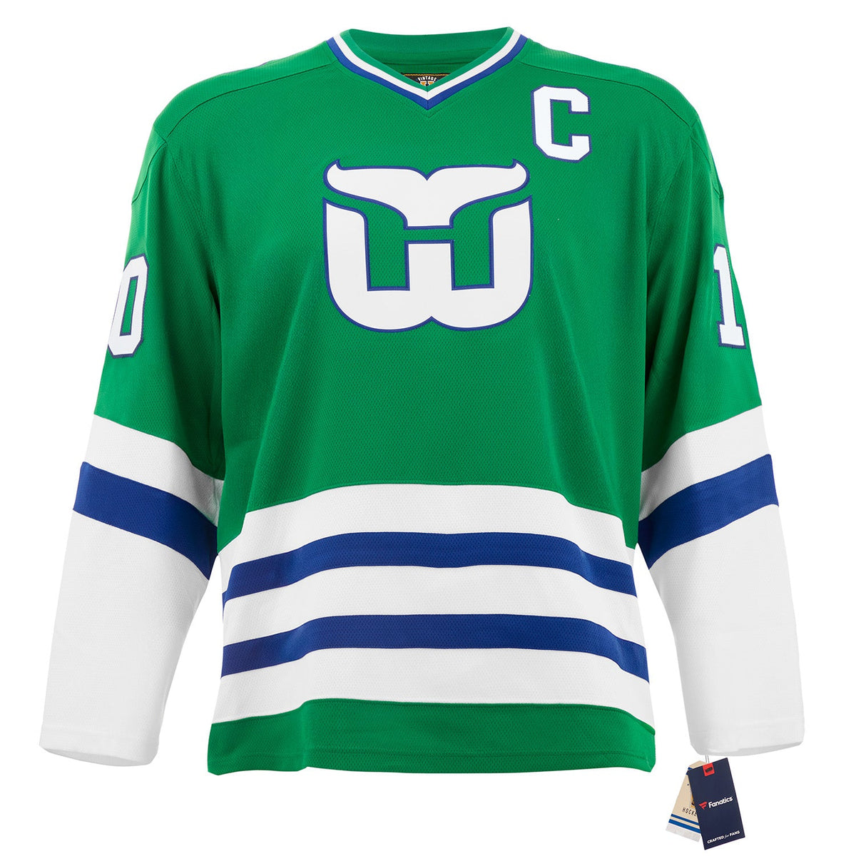 Ron Francis Signed Hartford Whalers Throwback Breakaway Jersey product image 2, provided for visual reference and product