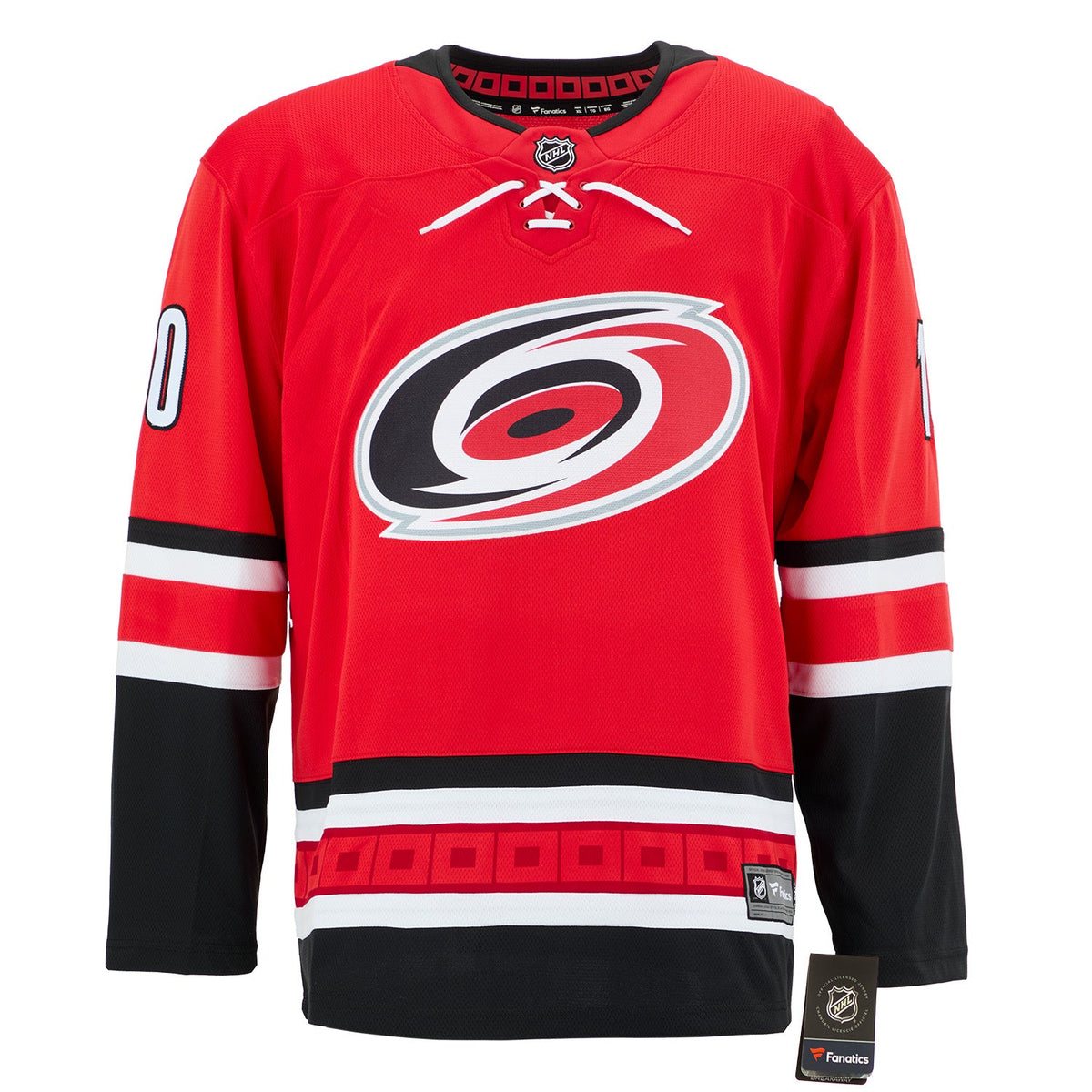 Ron Francis Autographed Carolina Hurricanes Red Fanatics Breakaway Jersey product image 2, provided for visual reference and
