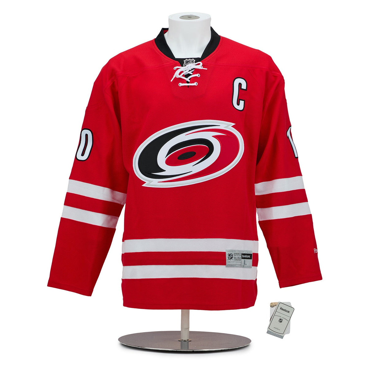 Ron Francis Autographed Carolina Hurricanes Vintage Reebok Jersey product image 2, provided for visual reference and product