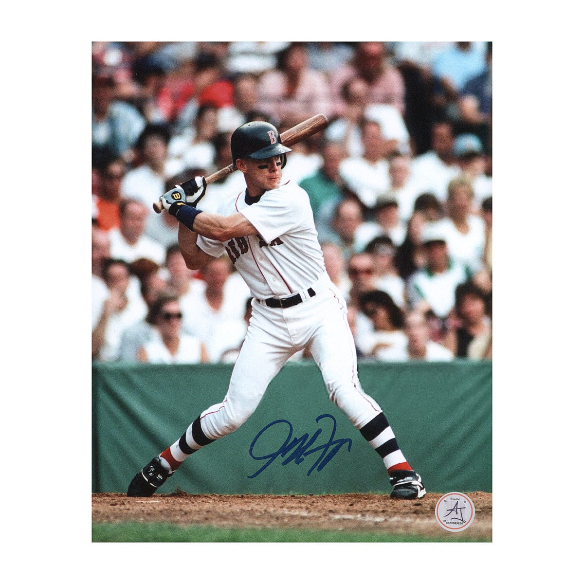Jeff Frye Signed Boston Red Sox Batting 8x10 Photo product image 1, provided for visual reference and product detail review