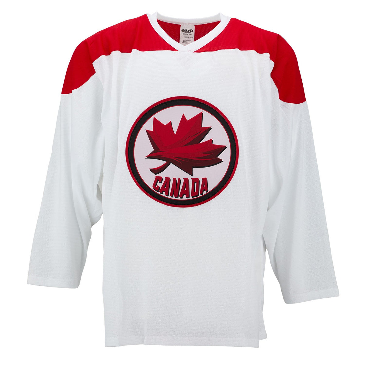 Grant Fuhr Autographed Team Canada Custom Hockey Nation Jersey product image 2, provided for visual reference and product