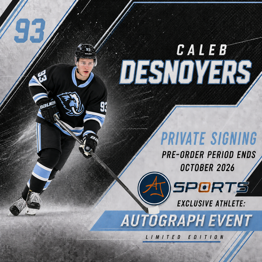 Caleb Desnoyers Signing Event product image 1, provided for visual reference and product detail review