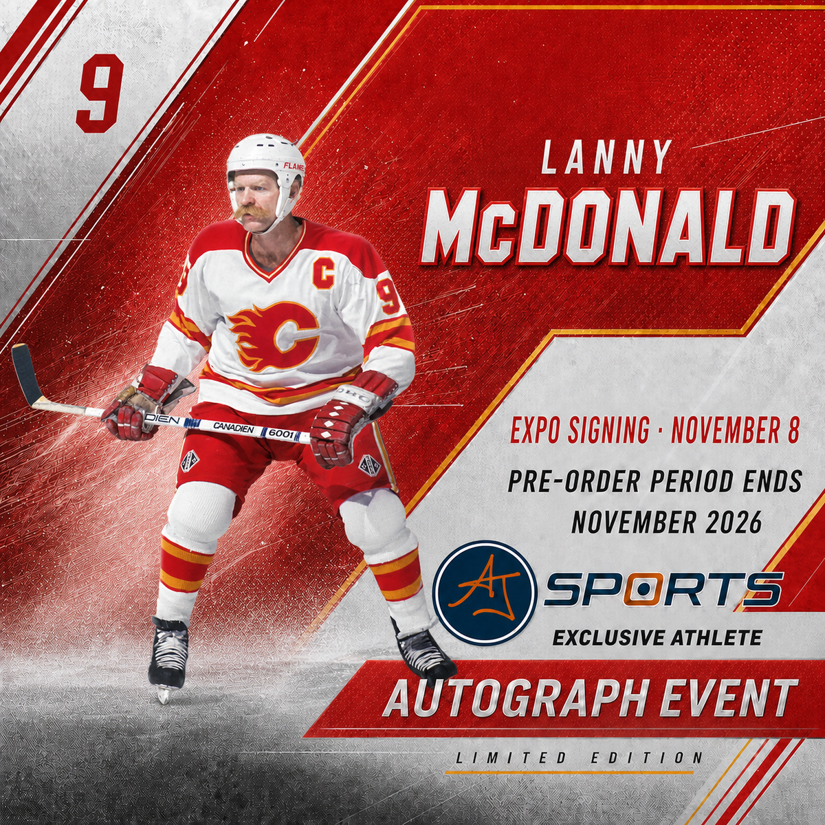 Lanny McDonald Expo Signing Event product image 1, provided for visual reference and product detail review
