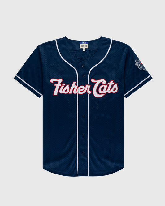 Vladimir Guerrero Jr. New Hampshire Fisher Cats Mesh Button-Up Jersey product image 1, provided for visual reference and